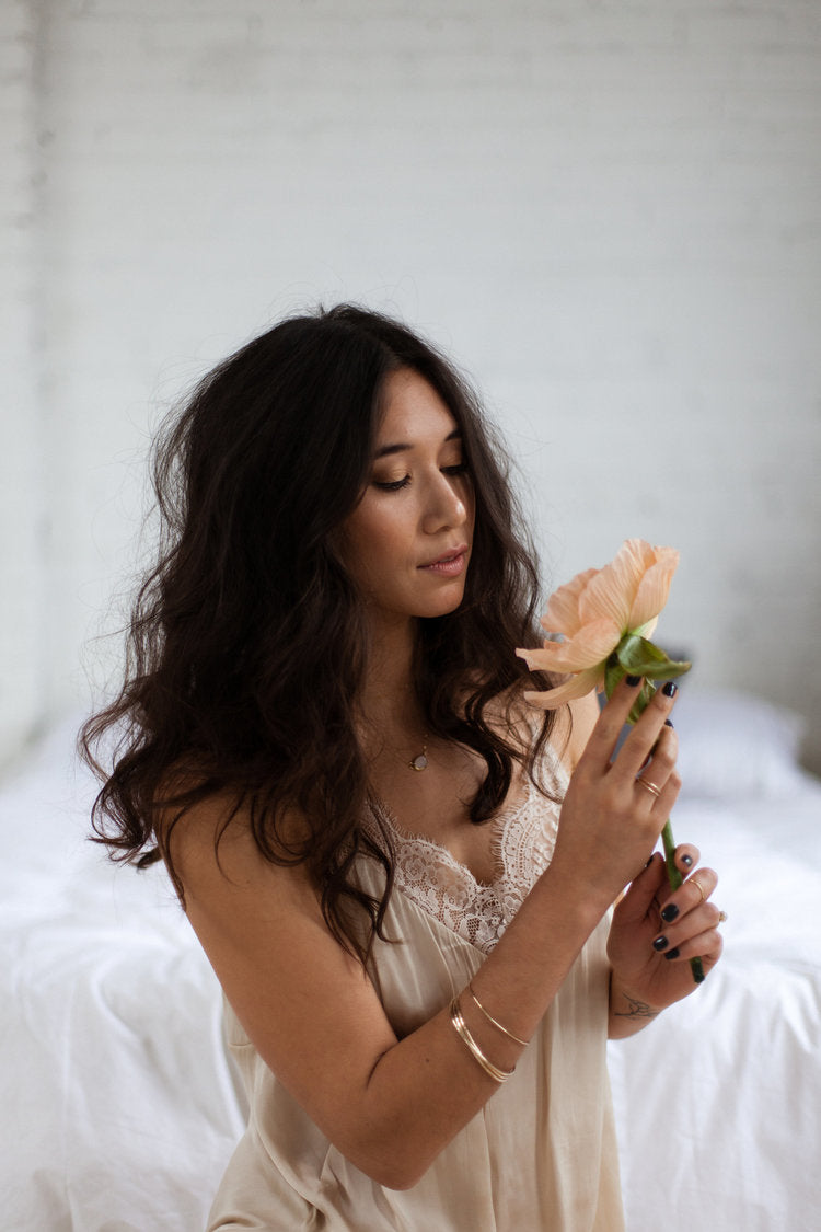 Hammered Gold Filled Bangle Trio