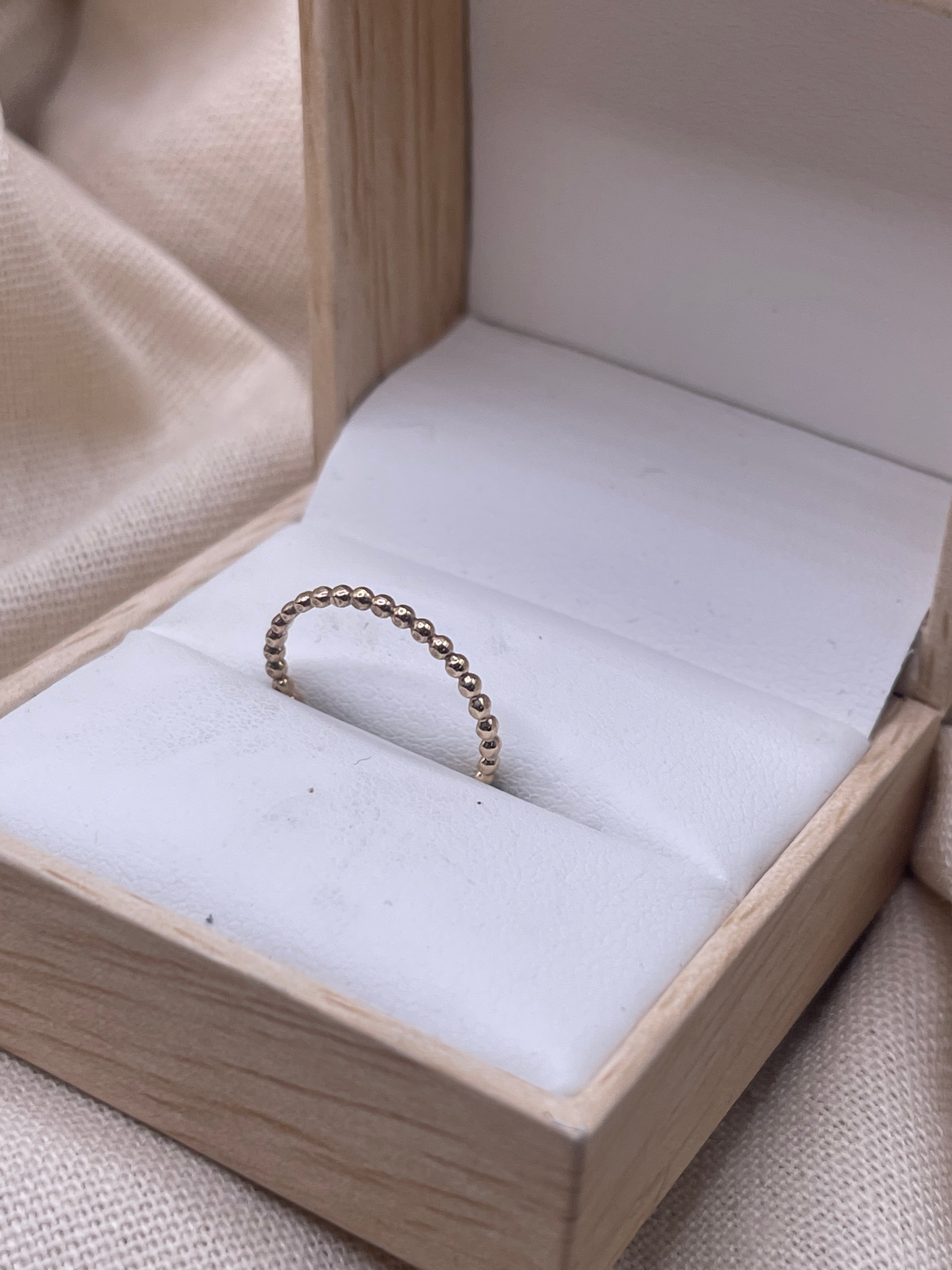 Beaded Stacking Ring