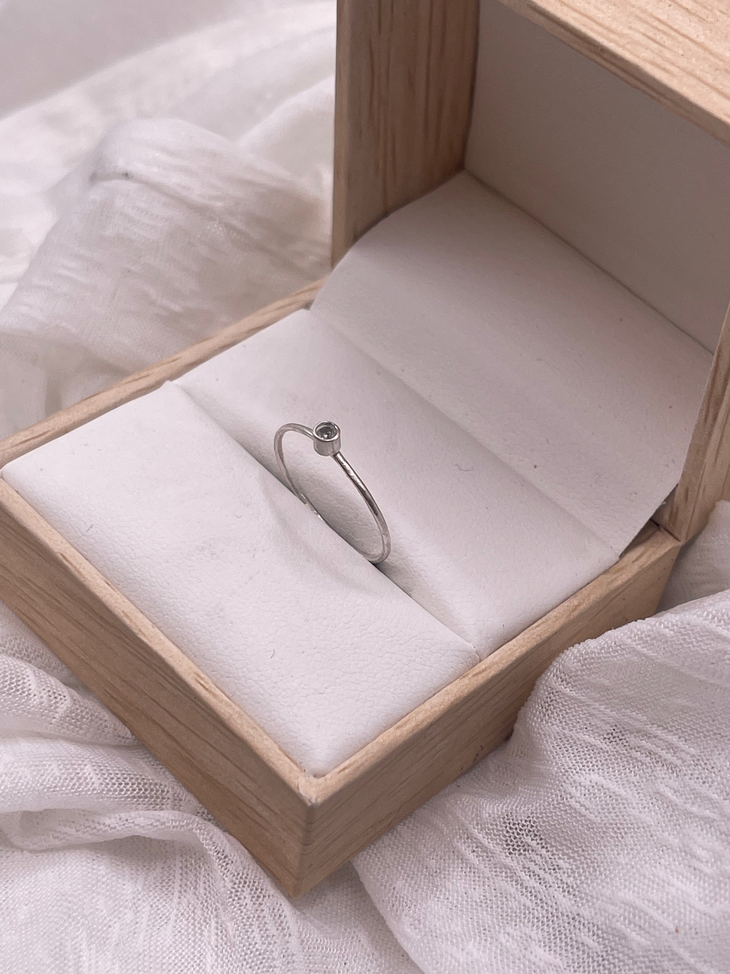 The Tiniest Diamond Ring