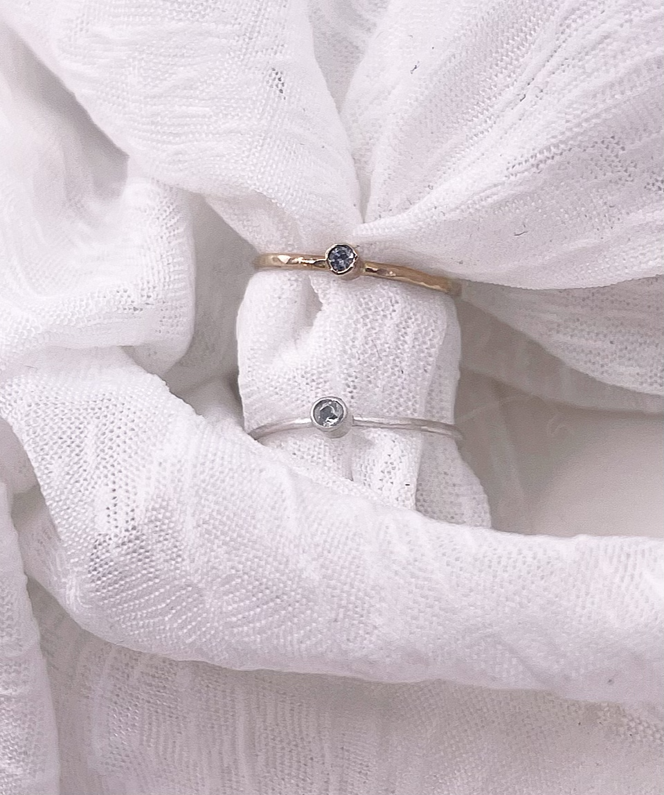 The Tiniest Diamond Ring