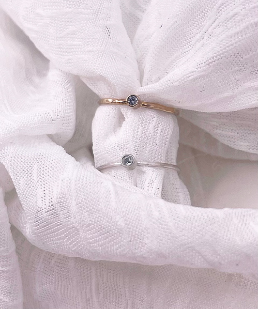 The Tiniest Diamond Ring