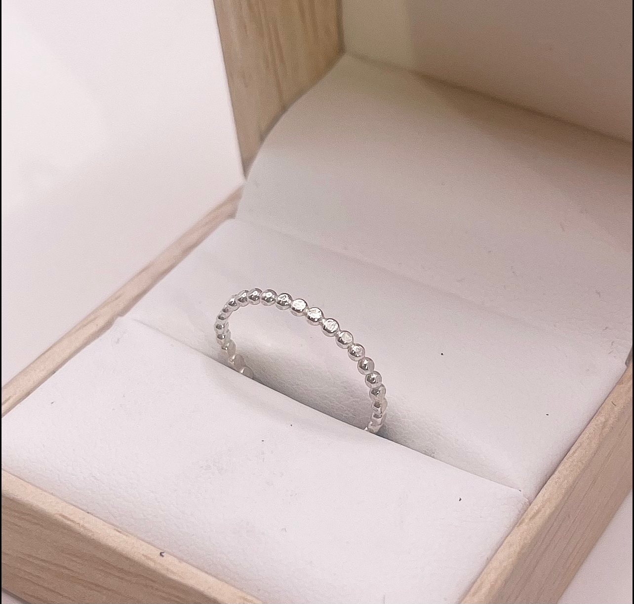 Beaded Stacking Ring