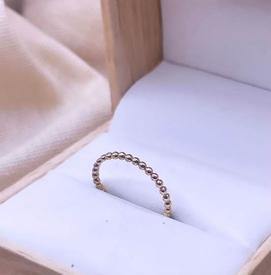 Beaded Stacking Ring