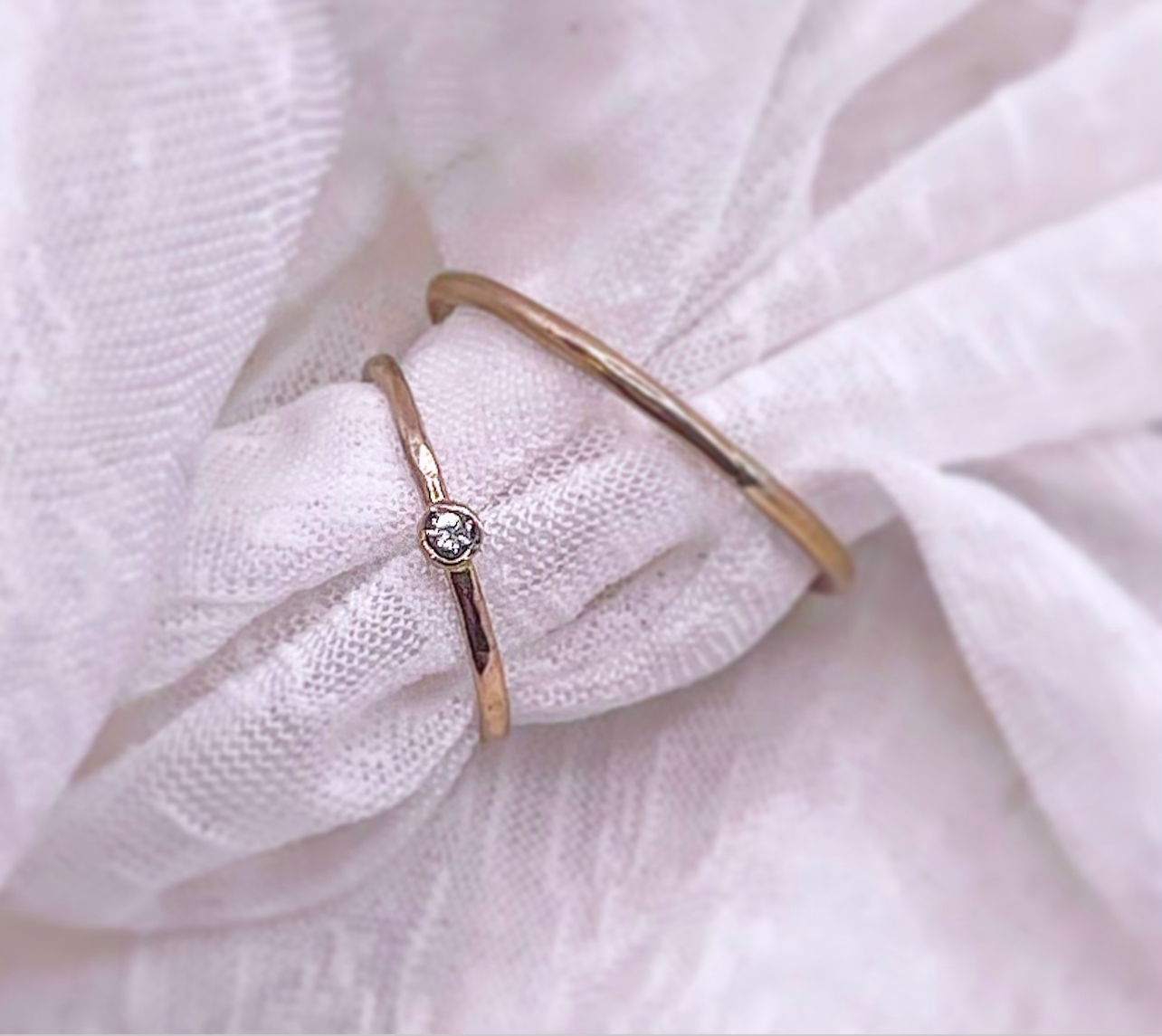 The Tiniest Diamond Ring