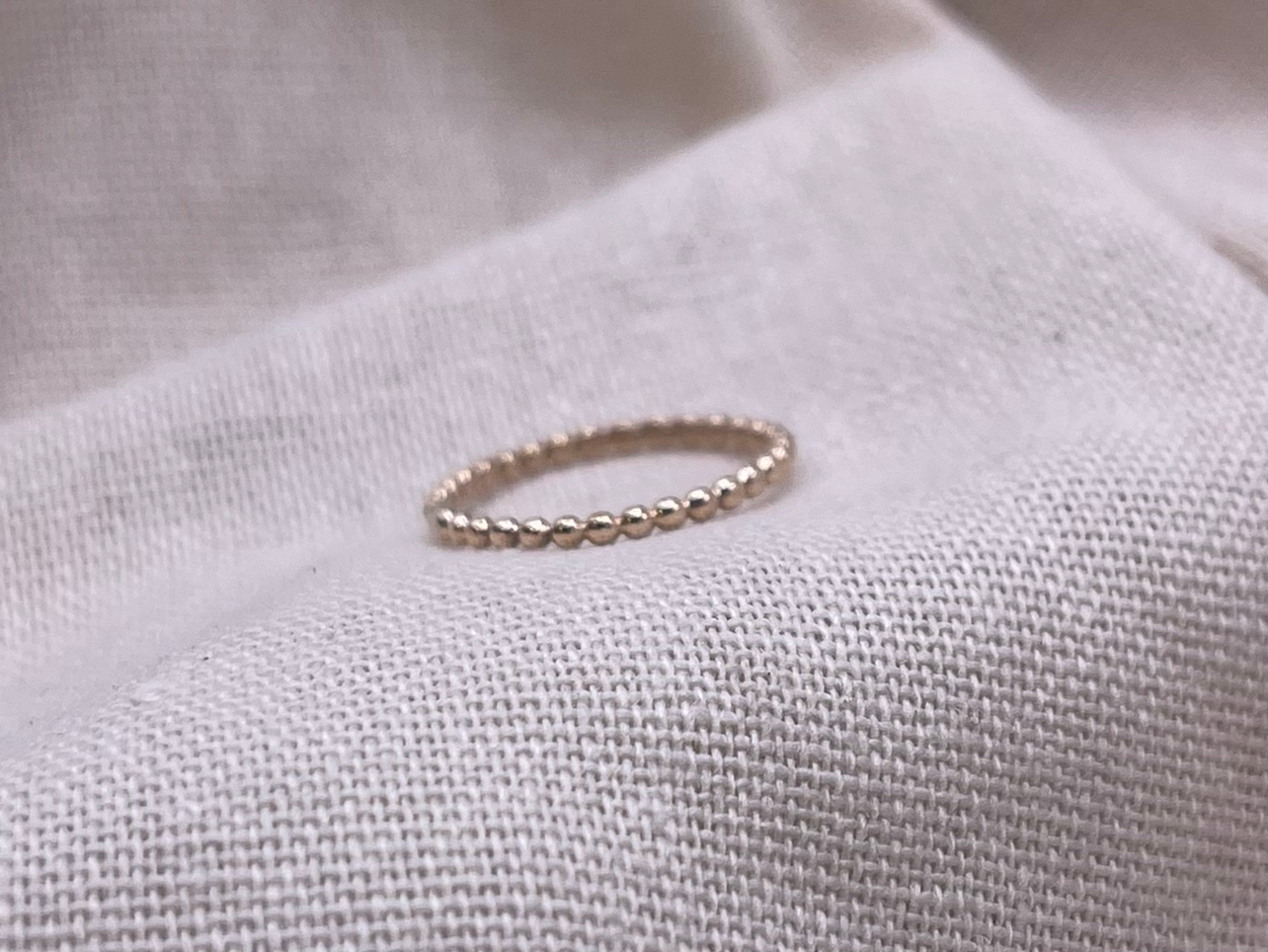 Beaded Stacking Ring