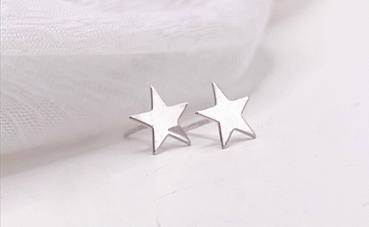 Silver Star Studs