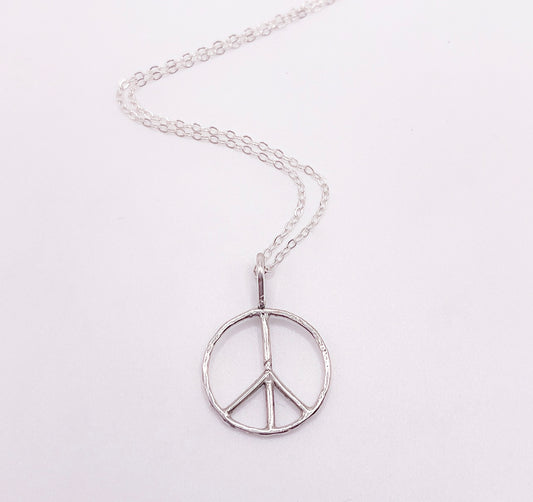 Peace Sign Necklace