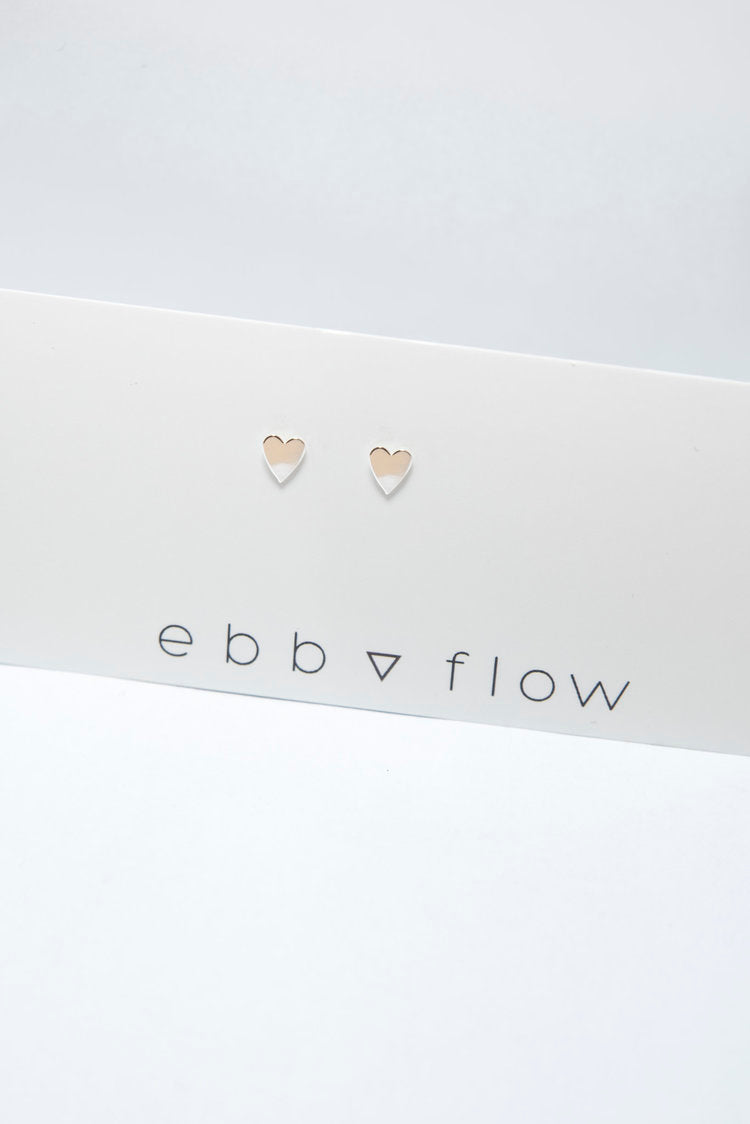 Tiny Heart Studs