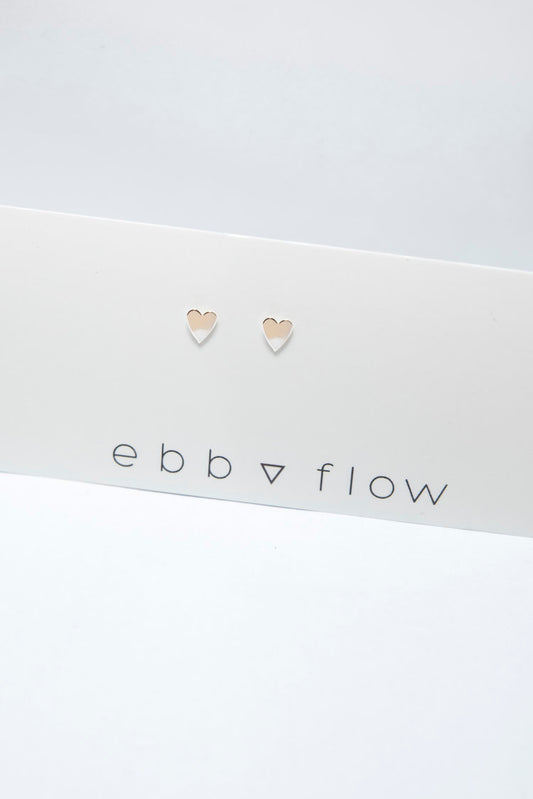 Tiny Heart Studs