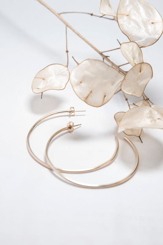 The Hoops in Gold Filled