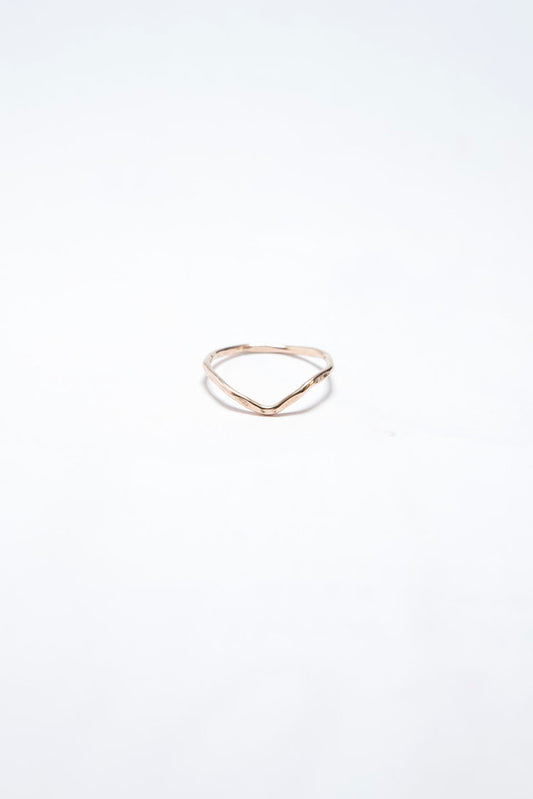 Chevron Stacking Ring