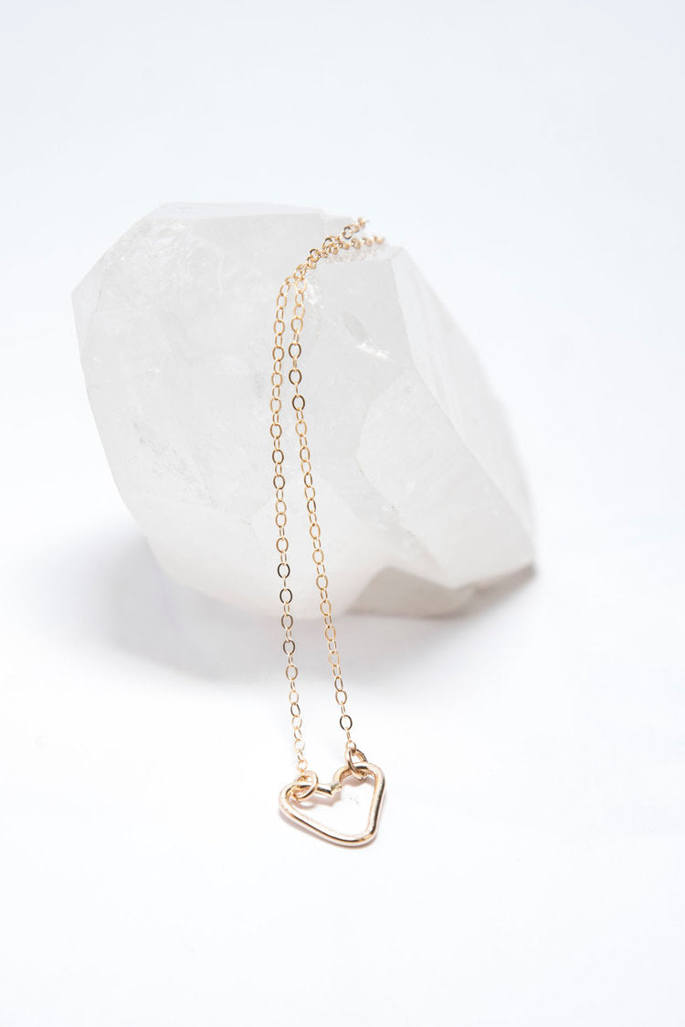 Heart Necklace in Gold Filled