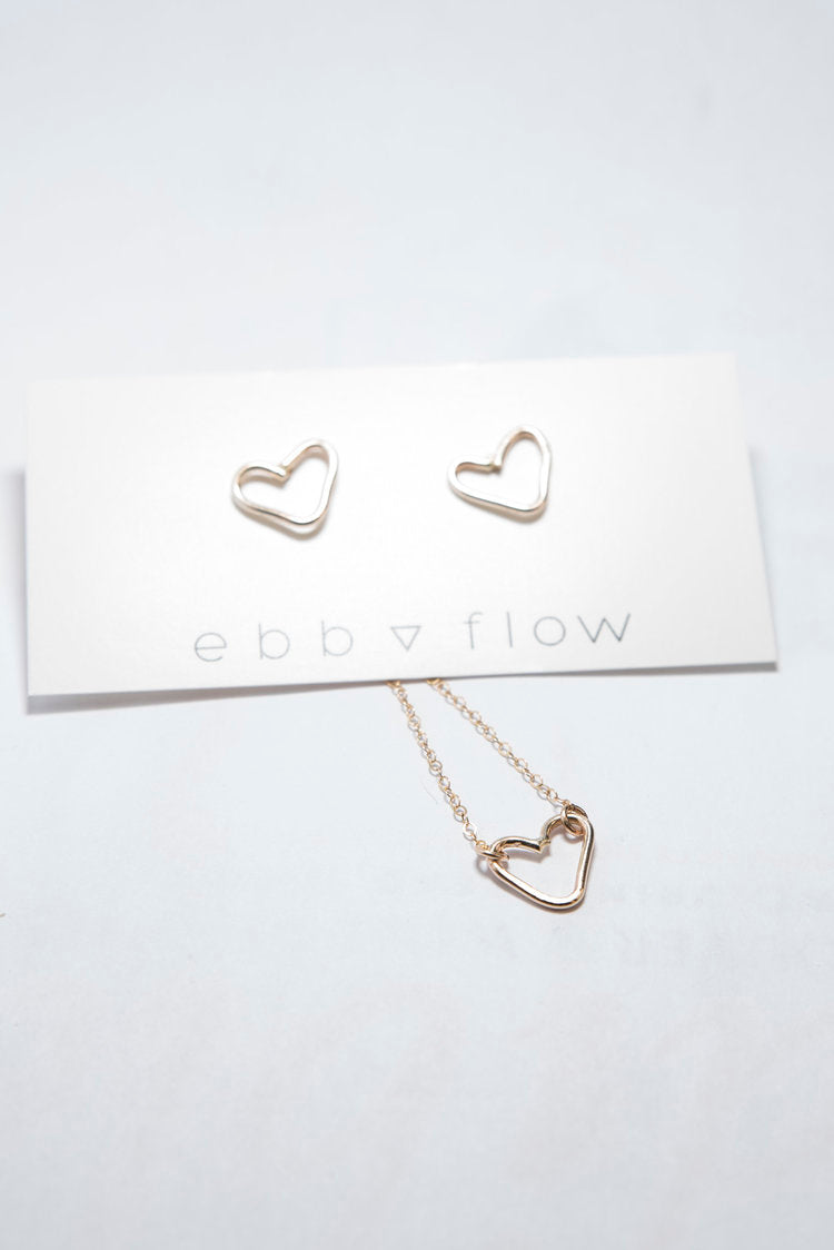 Heart Set in Gold Filled