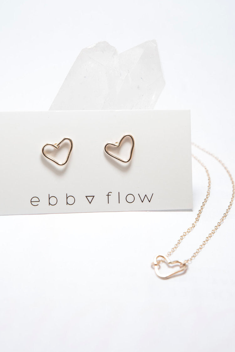 Heart Set in Gold Filled