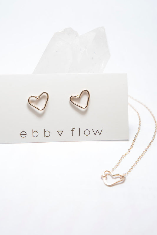 Heart Set in Gold Filled