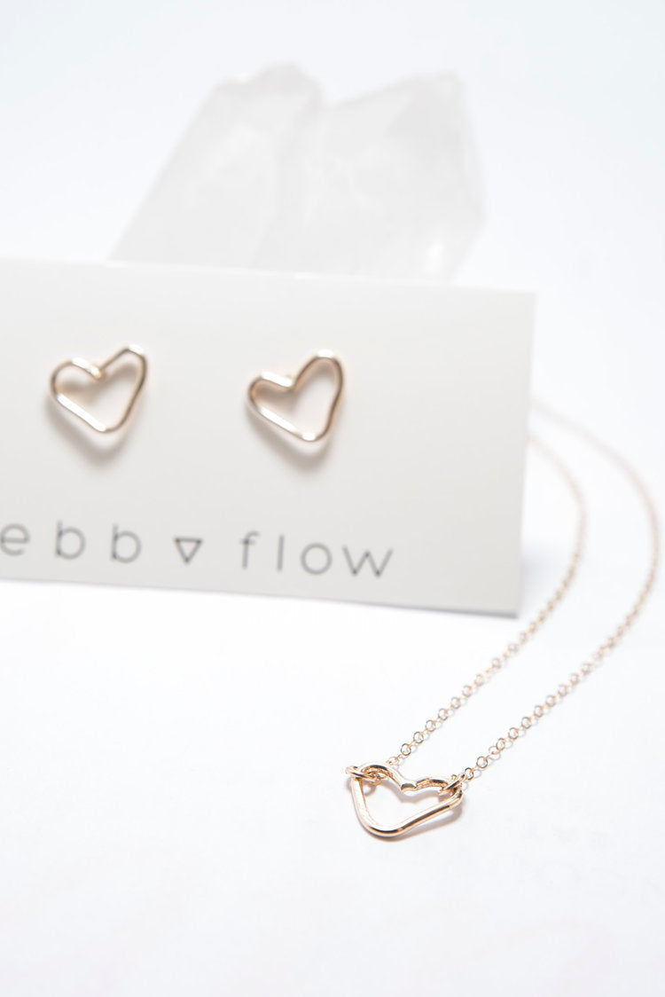 Heart Set in Gold Filled