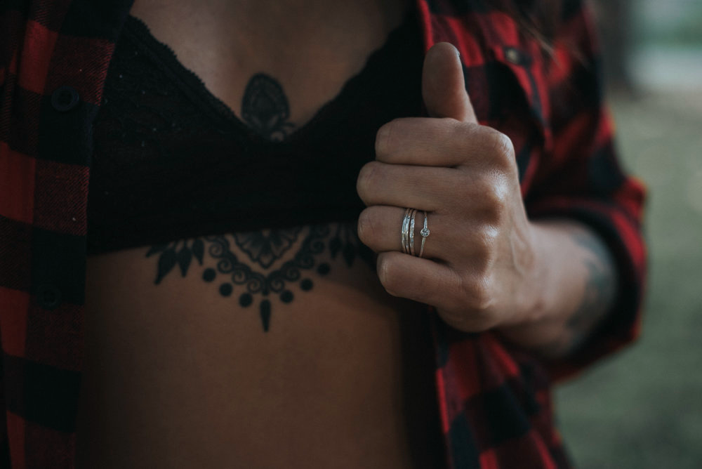 Birthstone Stacking Ring