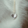 Sterling Silver Heartline Necklace