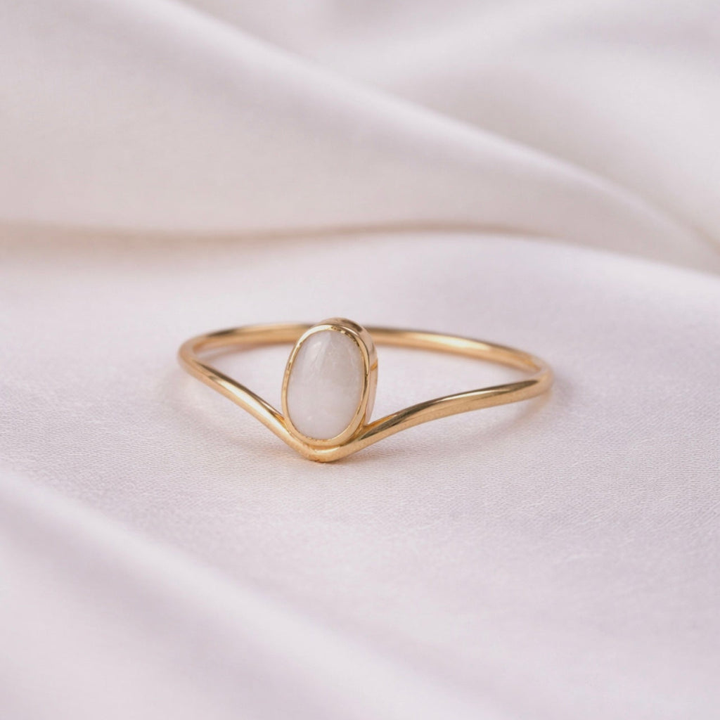 Gold Soft Tide Ring
