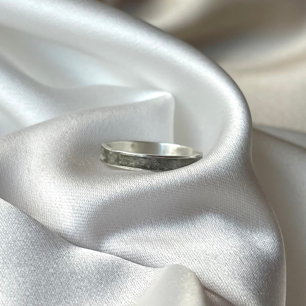 Sterling Silver Relic Band