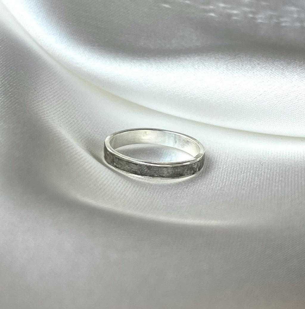 Sterling Silver Relic Band