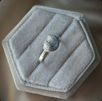 Silver Pup Print Ring