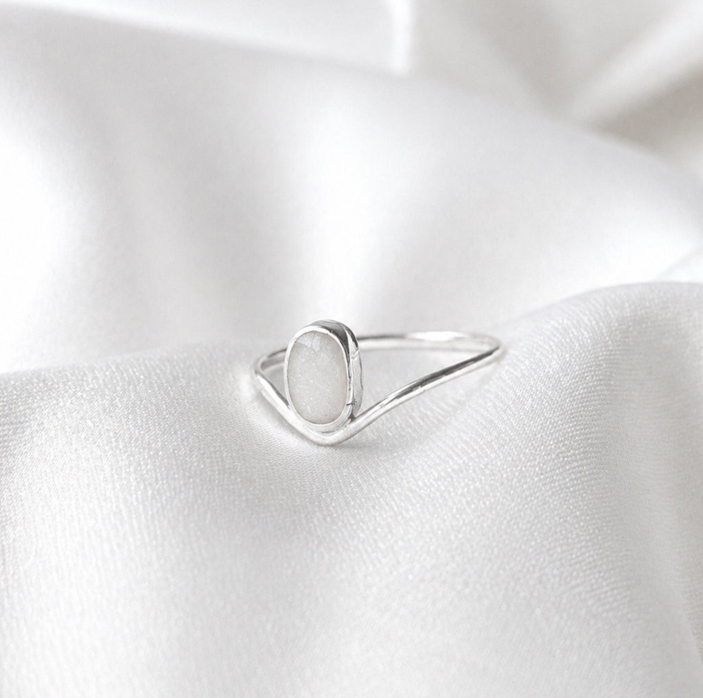 Sterling Silver Soft Tide Ring
