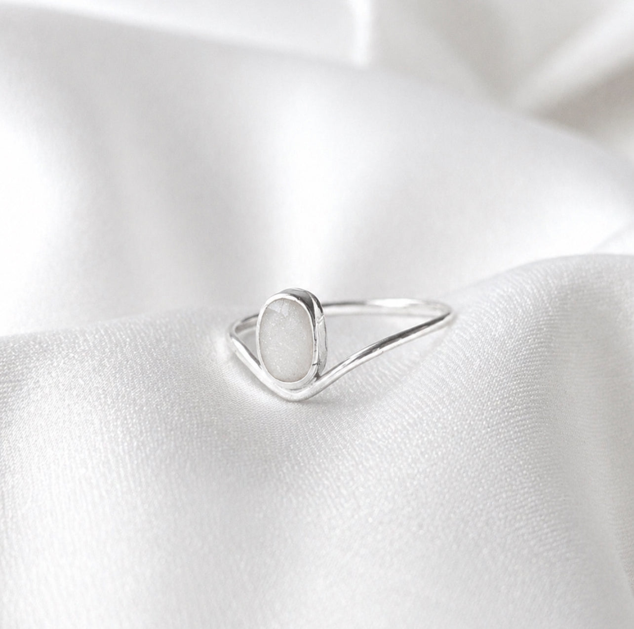 Sterling Silver Soft Tide Ring