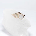 Gold Full Moon Stacking Set