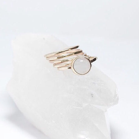Gold Full Moon Stacking Set