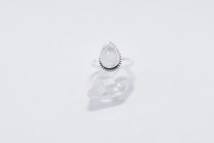 Pear Shaped Moonstone Ring