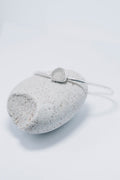 White Sea Glass Bangle