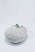 Green Sea Glass Bangle