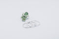 Green Sea Glass Stacking Set