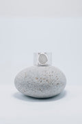 White Sea Glass Wide Band