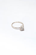 Raw Diamond in 14K Gold