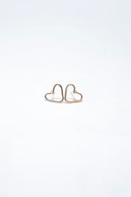 Heart Studs in Gold Filled