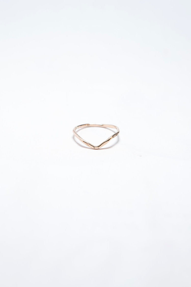 Chevron Stacking Ring