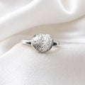 Silver Pup Print Ring